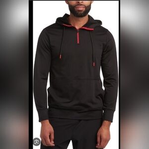 Men's Black and Red Performance Jacket